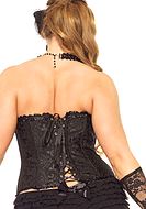 Burlesque corset, plus size